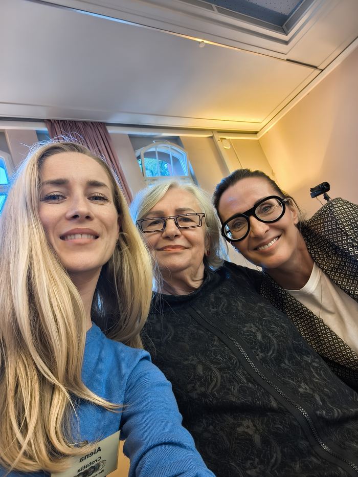 S dr. Nadom Kaiser i Tatjanom Vojtehovski na NLP Master Trainer Meeting (Berlin 2025)